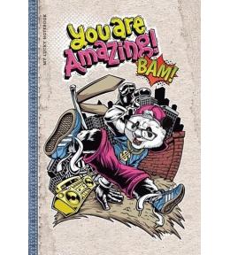 Notatnik ozdobny 143x210/64K linia Panda FRESH