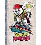 Notatnik ozdobny 143x210/64K linia Panda FRESH