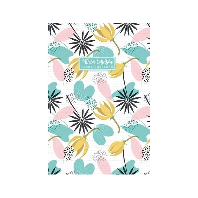 Notatnik ozdobny 143x210/64K kratka Kwiaty