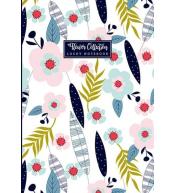 Notatnik ozdobny 143x210/64K kratka Kwiaty