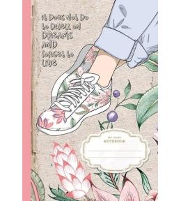 Notatnik ozdobny 143x210/64K kratka Buty