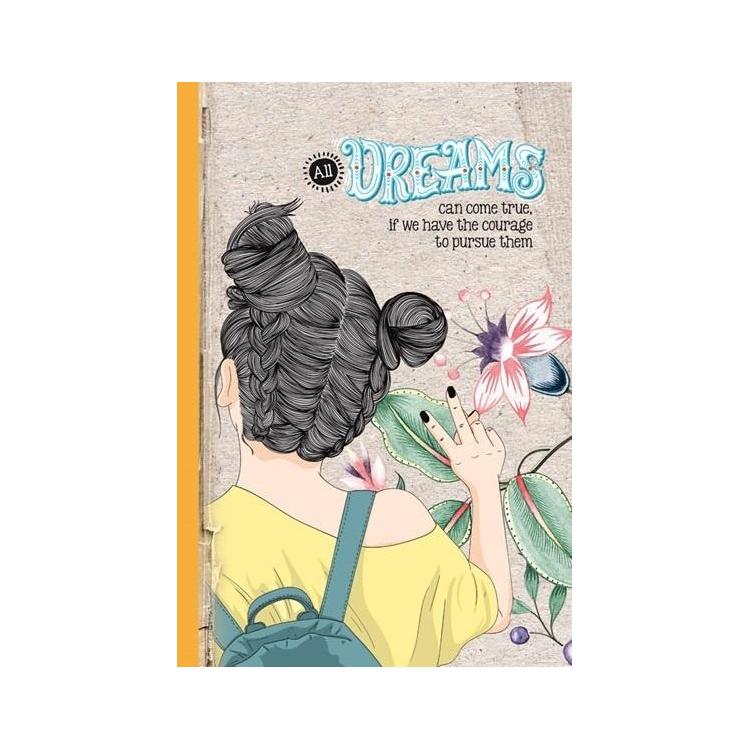 Notatnik ozdobny 143x210/64K kratka Marzenia