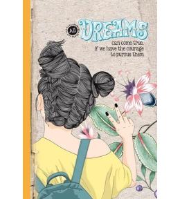 Notatnik ozdobny 143x210/64K kratka Marzenia