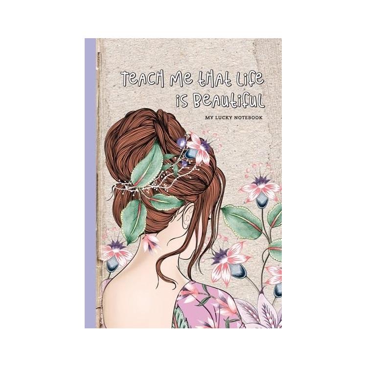 Notatnik ozdobny 143x210/64K kratka Dziewczyna