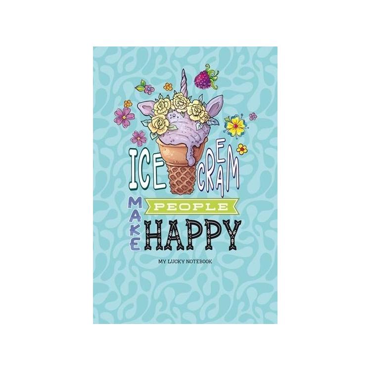 Notatnik ozdobny 143x210/64K linia Lody