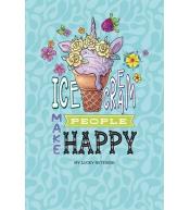 Notatnik ozdobny 143x210/64K linia Lody