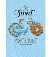 Notatnik ozdobny 143x210/64K linia Rower