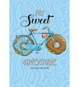 Notatnik ozdobny 143x210/64K linia Rower