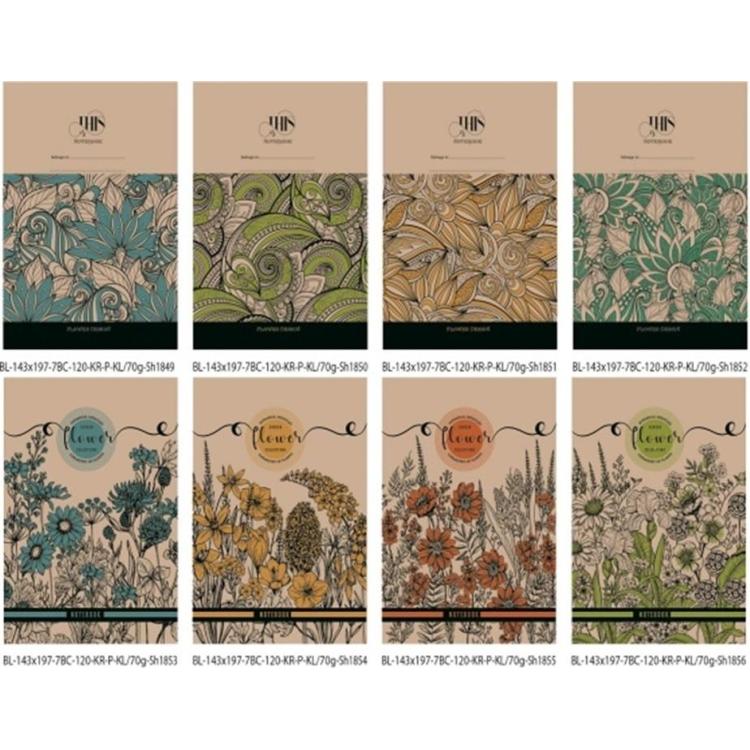 Notatnik ozdobny 143x197/120K kratka TW FRESH