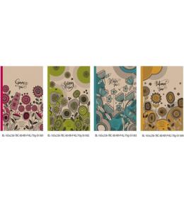 Notatnik ozdobny 165x238/80K kratka TW FRESH