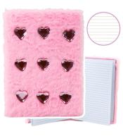 Notatnik pluszowy A5/80K linia Kryształowe Serca