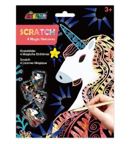Wydrapywanki - 4 magiczne jednorożce