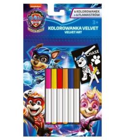 Zestaw kolorowanek z flamastrami 12el Psi Patrol