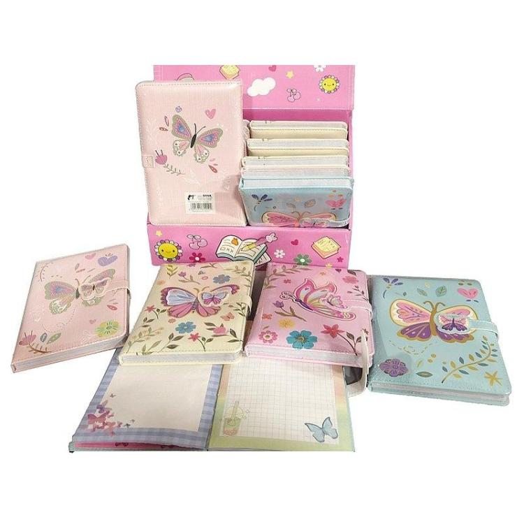 Notes z Motylem 19x13cm MIX