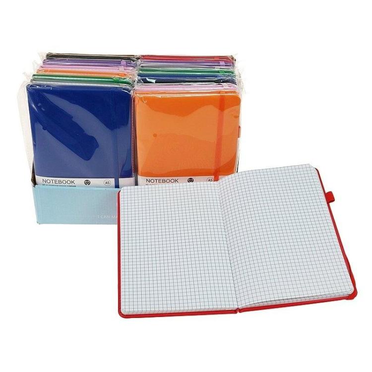 Notes A5 w kratkę MIX