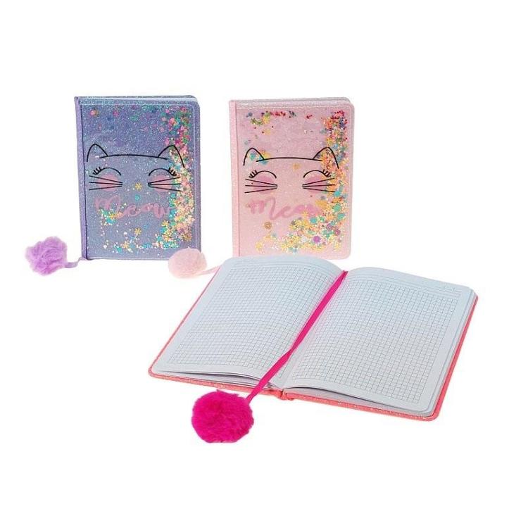 Notes brokatowy Kotek MIX