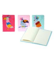 Notes A5/40K z okładką pluszową MIX