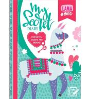 Pamiętnik 135x197/48K kratka TW brokat Lama