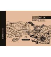 Szkicownik 197x124/72K 120g TW retro Ptaszek FRESH