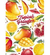 Notatnik ozdobny 143x210/80K kratka Owoce egzotyk