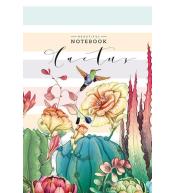 Notatnik ozdobny 64 strony kratka Kaktus i koliber