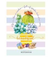 Notatnik ozdobny 64 strony kratka Kaktus w donicy