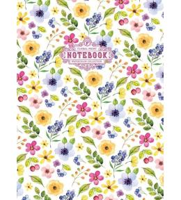 Notatnik ozdobny 64 strony kratka Kwiaty róż
