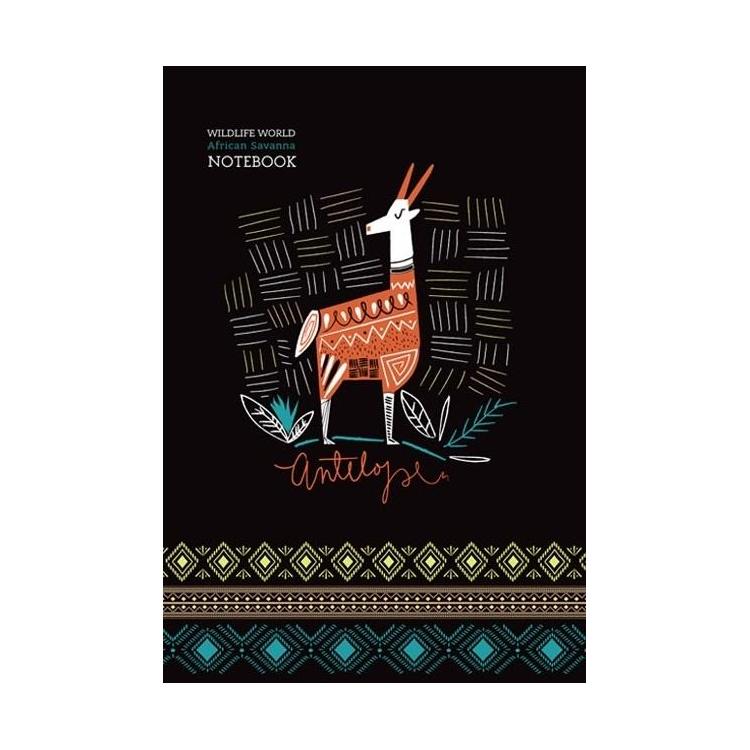 Notatnik ozdobny 143x210/64K kratka Antylopa