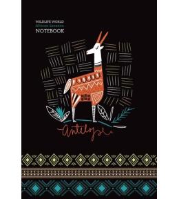 Notatnik ozdobny 143x210/64K kratka Antylopa