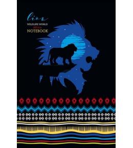 Notatnik ozdobny 143x210/64K kratka Lew
