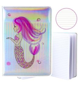 Notatnik A5/80K linia Syrenka holograficzny
