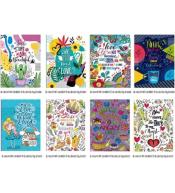 Notatnik ozdobny A5 120K kratka/linia/gładki FRESH