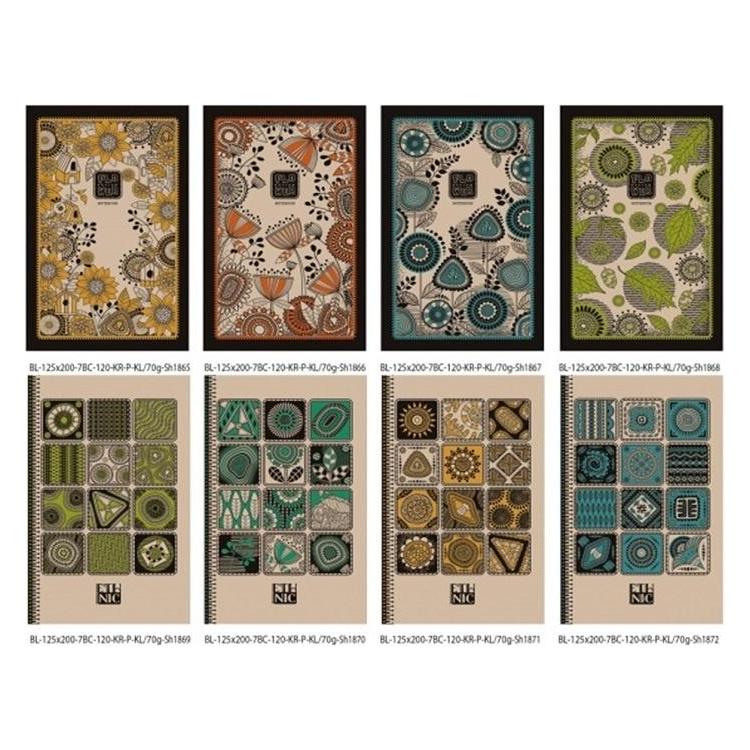 Notatnik ozdobny 125x200/120K kratka TW FRESH