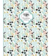 Notatnik ozdobny 128x165/96K linia Kwiaty