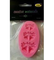 Forma silikonowa 5x8,5cm Ostrokrzew