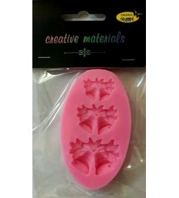 Forma silikonowa 5x8,5cm Ostrokrzew