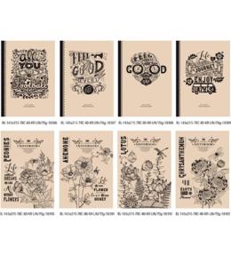 Notatnik ozdobny 143x215/80K linia FRESH