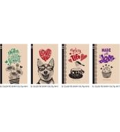 Notatnik ozdobny 125x200/80K gładki FRESH