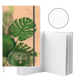 Notatnik A5/80K linia Liście Monstera