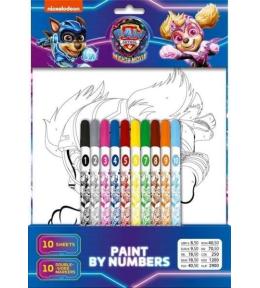 Zestaw do malowania po numerkach 20el Psi Patrol