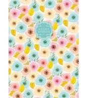 Notatnik ozdobny 145x197/160K kratka TW Tulipany