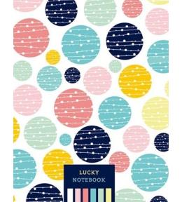 Notatnik ozdobny 128x165/64K kratka Kropki FRESH
