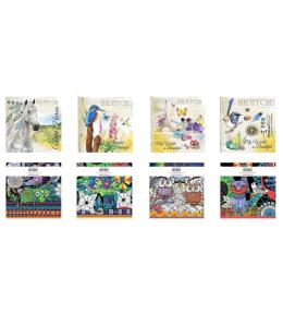 Notatnik ozdobny 165x165/80K gładki FRESH