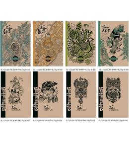 Notatnik ozdobny 125x200/80K kratka TW FRESH