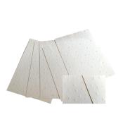 Karton 220g wytłaczany Gwiazdy 25x35cm 5ark biały