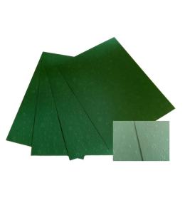 Karton 220g wytłaczany Gwiazdy 25x35cm 5ark zielon