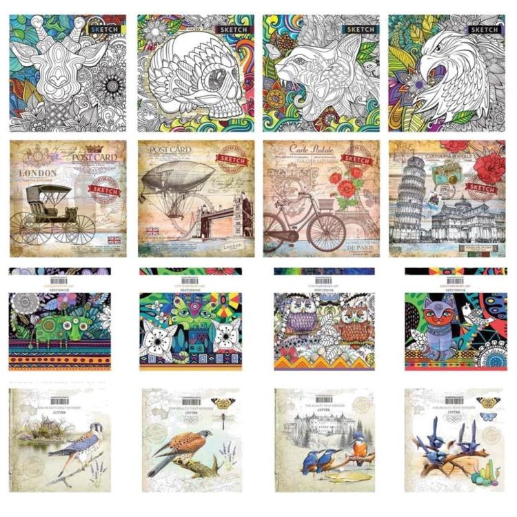 Notatnik ozdobny 200x200/64K gładki FRESH