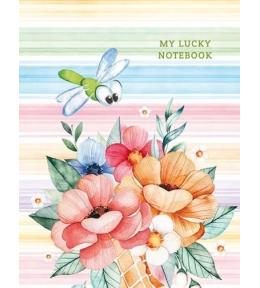 Notatnik ozdobny 128x165/64K kratka Ważka