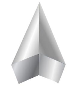 Karton metalizowany 230g A4 (10szt) srebrny