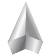 Karton metalizowany 230g A4 (10szt) srebrny